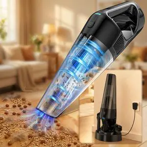 26000Pa Powerful Handheld Vacuum Cordless: 15-Min Quick Cleaning 120 Rooms 26000Pa Powerful Handheld Vacuum Cordless: 15-Min Quick Cleaning 120 Rooms