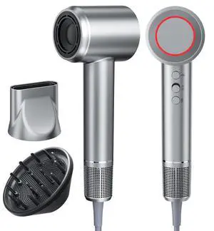 Hair Dryer with Diffuser, 200,000 RPM High-Speed Ionic Blow Dryer, Quiet Hair Dryer with Diffuser, 200,000 RPM High-Speed Ionic Blow Dryer, Quiet