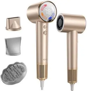 Diffuser Hair Dryer, Grip-Sensor On/Off High-Speed Blow Dryer for Fast Drying, Ionic Hair Dryer 110000 RPM 1400W 200M for Frizz Reduce, Low Noise Thermo-Control for Curly Hair Women Diffuser Hair Dryer, Grip-Sensor On/Off High-Speed Blow Dryer for Fast Drying, Ionic Hair Dryer 110000 RPM 1400W 200M for Frizz Reduce, Low Noise Thermo-Control for Curly Hair Women