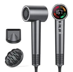 Hair Dryer, Mini High-Speed Blow Dryer with Diffuser, 500M Ionic Negative Blow Dryer for Fast Drying, Low Noise & Smart Temperature Control & LED, for All Hair Types,for Home & Travel, Gift Women Hair Dryer, Mini High-Speed Blow Dryer with Diffuser, 500M Ionic Negative Blow Dryer for Fast Drying, Low Noise & Smart Temperature Control & LED, for All Hair Types,for Home & Travel, Gift Women