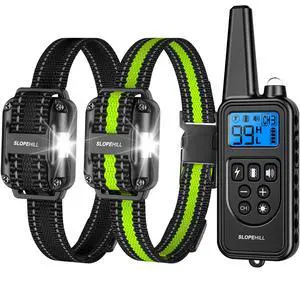 Dog Training Collar,4200FT Shock Collar for 2 Dogs (8-140lbs) Dog Training Collar,4200FT Shock Collar for 2 Dogs (8-140lbs)