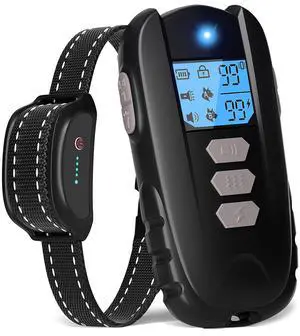 Dog Shock Collar with Remote Control Shock Collar for Dogs 10120 lbs, 2000FT Long Range IPX7 Waterproof Rechargeable Dog Training Collar with 4 Safe Modes Beep Vibration Shock & Flashlight Black Dog Shock Collar with Remote Control Shock Collar for Dogs 10120 lbs, 2000FT Long Range IPX7 Waterproof Rechargeable Dog Training Collar with 4 Safe Modes Beep Vibration Shock & Flashlight Black