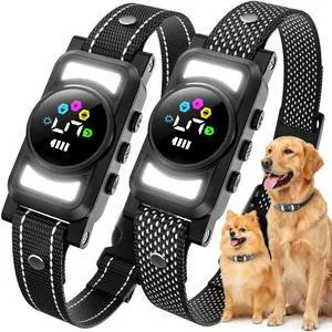 Dog Bark Collar for Large Medium Small Dogs, AI No-Bark Collar for Dogs Training Collar, Smart Barking Collar, Rechargeable Bark Collar Dog Bark Collar for Large Medium Small Dogs, AI No-Bark Collar for Dogs Training Collar, Smart Barking Collar, Rechargeable Bark Collar