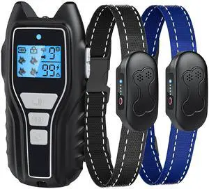 Shock Collar for Dogs 2 Dogs (15-120lbs) 2000FT Dog Shock Collar with Remote Control Waterproof Dog Training Collar with Remote 4 Safe Modes Rechargeable Lock Flash Light for All Breeds - Black Shock Collar for Dogs 2 Dogs (15-120lbs) 2000FT Dog Shock Collar with Remote Control Waterproof Dog Training Collar with Remote 4 Safe Modes Rechargeable Lock Flash Light for All Breeds - Black