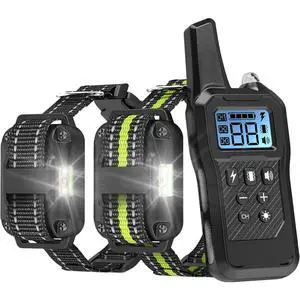 Dog Training Collar with Remote - 2 Pack Shock Collar for Medium Large Dogs Dog Training Collar with Remote - 2 Pack Shock Collar for Medium Large Dogs