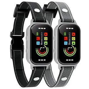 Bark Collar, 2 Pack Dog Bark Collar for Small, Medium, Large 5-150 lbsDogs- Smart Rechargeable Anti-Barking Training Collar with 7 Adjustable Sensitivity-Bark Shock Collar with Beep Vibratio Bark Collar, 2 Pack Dog Bark Collar for Small, Medium, Large 5-150 lbsDogs- Smart Rechargeable Anti-Barking Training Collar with 7 Adjustable Sensitivity-Bark Shock Collar with Beep Vibratio