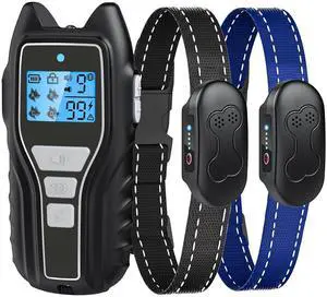 Shock Collar for Dogs 2 Dogs (15-120lbs) 2000FT Dog Shock Collar with Remote Control Waterproof Dog Training Collar with Remote 4 Safe Modes Rechargeable Lock Flash Light for All Breeds - Grey Shock Collar for Dogs 2 Dogs (15-120lbs) 2000FT Dog Shock Collar with Remote Control Waterproof Dog Training Collar with Remote 4 Safe Modes Rechargeable Lock Flash Light for All Breeds - Grey