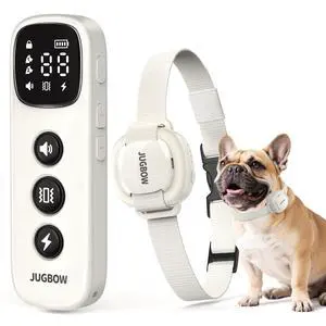 Shock Collar for 5-30lbs Mini Small Dogs,4200FT Range,White Shock Collar for 5-30lbs Mini Small Dogs,4200FT Range,White