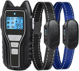 Shock Collar for Dogs 2 Dogs (15-120lbs) 2000FT Dog Shock Collar with Remote Control Waterproof Dog Training Collar with Remote 4 Safe Modes Rechargeable Lock Flash Light for All Breeds - BL Shock Collar for Dogs 2 Dogs (15-120lbs) 2000FT Dog Shock Collar with Remote Control Waterproof Dog Training Collar with Remote 4 Safe Modes Rechargeable Lock Flash Light for All Breeds - BL