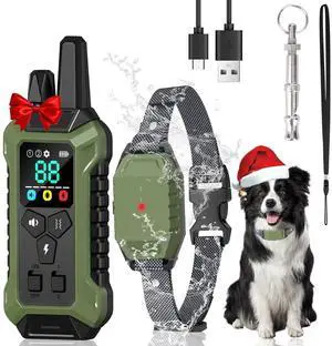 Shock Collar with Remote Control for Dogs, IP67 Waterproof Collar with Beep, Vibration, Safe Shock, Keypad Lock, Shock Collar for Dogs E-Collars for Large Medium Small Dog (10-120Lbs) Shock Collar with Remote Control for Dogs, IP67 Waterproof Collar with Beep, Vibration, Safe Shock, Keypad Lock, Shock Collar for Dogs E-Collars for Large Medium Small Dog (10-120Lbs)
