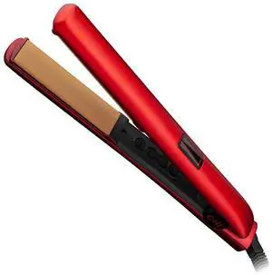 Original Digital Ceramic Hair Straightener 1", Hairstyling Iron, Delivers Shiny Smooth Results, Even Heat for Less Damage, Ruby Red Original Digital Ceramic Hair Straightener 1", Hairstyling Iron, Delivers Shiny Smooth Results, Even Heat for Less Damage, Ruby Red