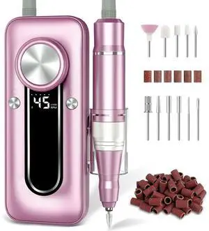 Nail Drill, Electric Nail File, Acrylic Gel Polish Remover,45000 RPM Nail Drill, Electric Nail File, Acrylic Gel Polish Remover,45000 RPM