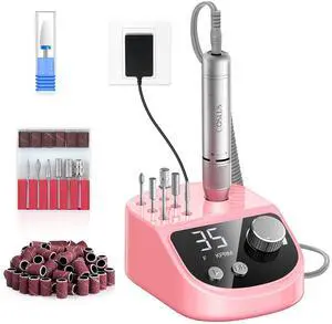 E50 Professional Electric Nail Drill File with Upgraded Steady Power E50 Professional Electric Nail Drill File with Upgraded Steady Power