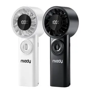 2-Pack Portable Handheld Turbo Fan 1-100 Speed Personal Fan 2-Pack Portable Handheld Turbo Fan 1-100 Speed Personal Fan