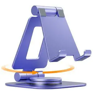 360° Rotating Multi-Angle Adjustable Phone Stand, Purple 360° Rotating Multi-Angle Adjustable Phone Stand, Purple