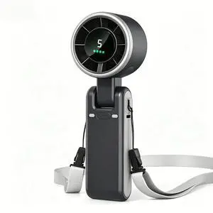 Portable Handheld Fan, 5-Gear Wind Speed, 13660 RPM, 180 ° Foldable Turbine Fan Portable Handheld Fan, 5-Gear Wind Speed, 13660 RPM, 180 ° Foldable Turbine Fan