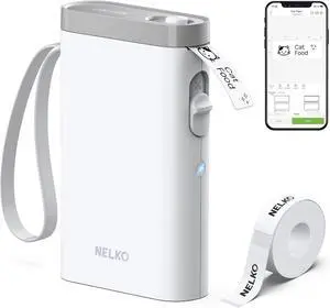 P21 Label Maker Machine with Tape, Bluetooth Label Printer, White P21 Label Maker Machine with Tape, Bluetooth Label Printer, White