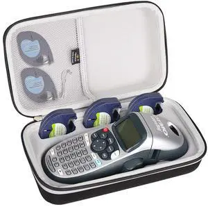 Case Compatible with DYMO LetraTag LT-100H / 100H Plus Handheld Label Maker, Storage Hard Portable Bag for Machine Tapes and Accessories -Black (Case Only) Case Compatible with DYMO LetraTag LT-100H / 100H Plus Handheld Label Maker, Storage Hard Portable Bag for Machine Tapes and Accessories -Black (Case Only)