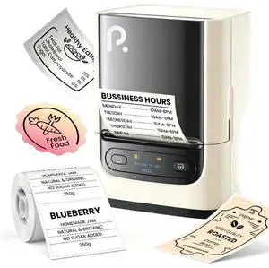 PM220S Label Maker Machine with Tape, Bluetooth Label Maker, Pearl PM220S Label Maker Machine with Tape, Bluetooth Label Maker, Pearl