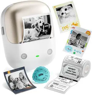B2 Pro Label Maker Machine with Tape, Supports Photo Printing, Gold B2 Pro Label Maker Machine with Tape, Supports Photo Printing, Gold