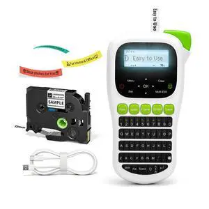 Label Maker Machine with-Tape, H1100 Label Maker Waterproof-Labels Label Maker Machine with-Tape, H1100 Label Maker Waterproof-Labels