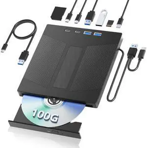 7-in-1 External Blu Ray Drive Support 100G and 3D Disc R/W for PC 7-in-1 External Blu Ray Drive Support 100G and 3D Disc R/W for PC