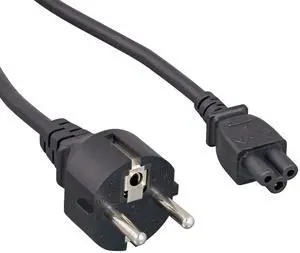ZADA41SA-06 European Notebook Cord Plug to IEC320 C5 6' 18 AWG 250V Power Cable ZADA41SA-06 European Notebook Cord Plug to IEC320 C5 6' 18 AWG 250V Power Cable