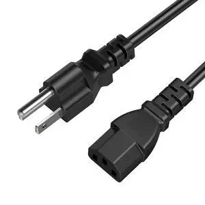 Compatible with HP, Dell, Acer, Asus, Lenovo, 5ft Universal Laptop Power Cord & 3 Prong AC Cable for Desktop PC, Monitor, Printer Compatible with HP, Dell, Acer, Asus, Lenovo, 5ft Universal Laptop Power Cord & 3 Prong AC Cable for Desktop PC, Monitor, Printer