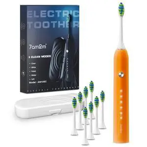 Sonic Electric Toothbrush for Adults&Kids, 8 Brush Heads&Travel Case Sonic Electric Toothbrush for Adults&Kids, 8 Brush Heads&Travel Case