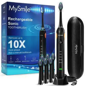 UC605 Electric Toothbrush, 80+ Day Battery, 6 Heads & Travel Case UC605 Electric Toothbrush, 80+ Day Battery, 6 Heads & Travel Case