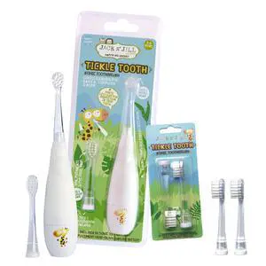 Tickle Tooth Sonic Toothbrush, 1 Pack + Replacement Heads Tickle Tooth Sonic Toothbrush, 1 Pack + Replacement Heads