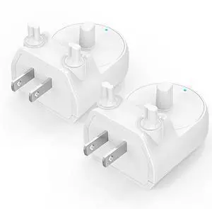 2Pcs Wall Outlet Charger for Oral-B Electric Toothbrush | Direct Plug-in Base for Pro 1000/3000/5000, Genius 6000, iO3/iO4/iO5 & Braun Series 3/5/8 | IPX7 Waterproof (Hygienic White) 2Pcs Wall Outlet Charger for Oral-B Electric Toothbrush | Direct Plug-in Base for Pro 1000/3000/5000, Genius 6000, iO3/iO4/iO5 & Braun Series 3/5/8 | IPX7 Waterproof (Hygienic White)
