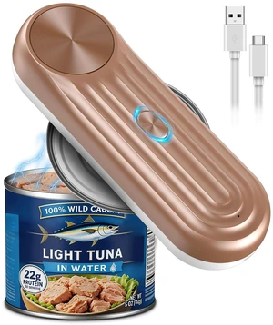 Can Opener, One Touch Automatic Can Opener for Seniors, Rechargeable Cordless Can Openers, AutoStop Smooth Edge Lid Cutter, Fits All Can Sizes, Food Safe Kitchen Gadget for Arthritis Can Opener, One Touch Automatic Can Opener for Seniors, Rechargeable Cordless Can Openers, AutoStop Smooth Edge Lid Cutter, Fits All Can Sizes, Food Safe Kitchen Gadget for Arthritis