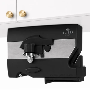 Elitra 4-in-1 Under The Cabinet Electric Can Opener Black Elitra 4-in-1 Under The Cabinet Electric Can Opener Black