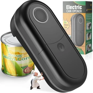 One Touch Electric Can Opener with Smooth Edge | Hands Free, Battery Operated, Automatic Can Opener for Seniors, Arthritis and Weak Hands, Food-Safe, Easy to Store One Touch Electric Can Opener with Smooth Edge | Hands Free, Battery Operated, Automatic Can Opener for Seniors, Arthritis and Weak Hands, Food-Safe, Easy to Store