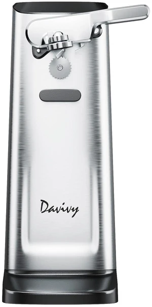 Electric Can Opener, One Touch Lid Opener, Removable Stainless Steel Cutter and 3-in-1 Design, with Sharpener and Bottle Opener (Stainless Steel-Black) Electric Can Opener, One Touch Lid Opener, Removable Stainless Steel Cutter and 3-in-1 Design, with Sharpener and Bottle Opener (Stainless Steel-Black)