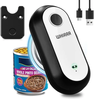 Auto Stop Electric Can Opener, Wall Mounted | USB Rechargeable, Smooth Safe Edge, Perfect for Seniors&Arthritis&Weak Hands, One-touch Operation with Magnetic Lid Lifter Auto Stop Electric Can Opener, Wall Mounted | USB Rechargeable, Smooth Safe Edge, Perfect for Seniors&Arthritis&Weak Hands, One-touch Operation with Magnetic Lid Lifter