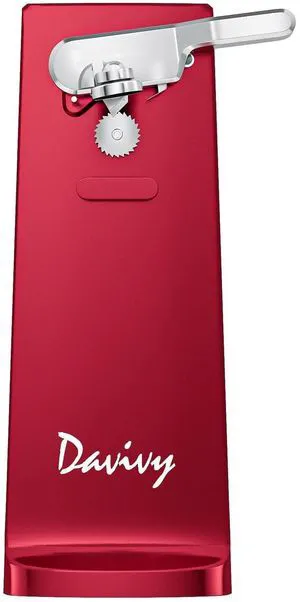 Electric Operated Can Opener for One Millet Opener, Removable Stainless Steel Cutter and 3-in-1 Design with Knife Sharpener and Bottle Opener (ABS-Red) Electric Operated Can Opener for One Millet Opener, Removable Stainless Steel Cutter and 3-in-1 Design with Knife Sharpener and Bottle Opener (ABS-Red)