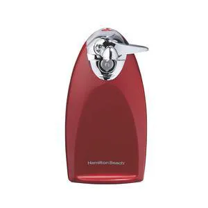 Classic Chrome Electric Can Opener with Automatic Shutoff | Patented SureCut Technology Easily Aligns Can | Knife Sharpener | Cord Storage | Extra Tall | Red | 76388J Classic Chrome Electric Can Opener with Automatic Shutoff | Patented SureCut Technology Easily Aligns Can | Knife Sharpener | Cord Storage | Extra Tall | Red | 76388J