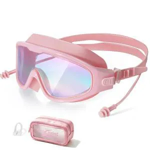 Swim Goggles Adult,Anti-Fog Anti-UV Wide Field of View | Clear Vision & Comfortable Fit,Ideal for Beach Vacations, Pool Swimming,and Training for Men Women Swim Goggles Adult,Anti-Fog Anti-UV Wide Field of View | Clear Vision & Comfortable Fit,Ideal for Beach Vacations, Pool Swimming,and Training for Men Women