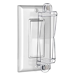 Light Switch Guard Cover Light Switch Outlet Covers for Flat Modern Wall Switches-Child Safety Protection(Clear,1 Piece) Light Switch Guard Cover Light Switch Outlet Covers for Flat Modern Wall Switches-Child Safety Protection(Clear,1 Piece)