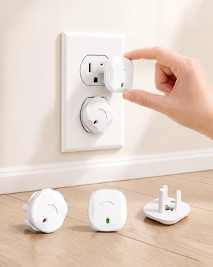 Outlet Covers Baby Proofing, 24 Pack Child Proof Outlet Plug Covers | Socket Covers for Outlets with Rotating Unlock Design, Electrical Outlet Cover Fits US 3-Prong Wall Outlet for Home, School Outlet Covers Baby Proofing, 24 Pack Child Proof Outlet Plug Covers | Socket Covers for Outlets with Rotating Unlock Design, Electrical Outlet Cover Fits US 3-Prong Wall Outlet for Home, School