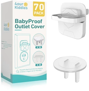 70 Pack Outlet Covers Baby Proofing, Plug Covers Safety Set | Protect from Power Shock; Easy Pull-ring Removal Style 30 Pcs & Transparent Plugs 40 Pcs; No-tool Setup 70 Pack Outlet Covers Baby Proofing, Plug Covers Safety Set | Protect from Power Shock; Easy Pull-ring Removal Style 30 Pcs & Transparent Plugs 40 Pcs; No-tool Setup