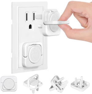 Outlet Covers Baby Proofing, 40 Pack Child Proof Plug Socket Covers Electric Plug Protectors Safety Caps to Prevent Power Shock, for US 3-Prong, White Outlet Covers Baby Proofing, 40 Pack Child Proof Plug Socket Covers Electric Plug Protectors Safety Caps to Prevent Power Shock, for US 3-Prong, White