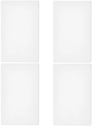 Screwless Blank Wall Plate Cover 4 Pack 1-Gang Blank Outlet Switch Covers Plate No Device Electrical Faceplate Standard Size 4.69" x 2.92" Impact Resistant, Gloss White Screwless Blank Wall Plate Cover 4 Pack 1-Gang Blank Outlet Switch Covers Plate No Device Electrical Faceplate Standard Size 4.69" x 2.92" Impact Resistant, Gloss White
