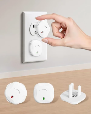 Outlet Covers Baby Proofing - 40 Packs Child Safety Plug Covers | Baby Outlet Protectors with Unique Rotating Design for Prevent Electrical Shock, for US 3-Prong, Home, Office, School - White Outlet Covers Baby Proofing - 40 Packs Child Safety Plug Covers | Baby Outlet Protectors with Unique Rotating Design for Prevent Electrical Shock, for US 3-Prong, Home, Office, School - White