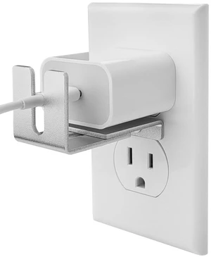 Outlet Lock, Silver, 1-Pack | Adjustable Metal Security Device, Effectively Prevents Power Plug Accidental Unplugging for Surveillance & Home Equipment Outlet Lock, Silver, 1-Pack | Adjustable Metal Security Device, Effectively Prevents Power Plug Accidental Unplugging for Surveillance & Home Equipment