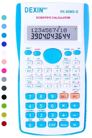 Scientific Calculators Desktop, Scientific Calculators for Students, Scientific Calculator 240 Functions 2 Line 10+2 Digits, Desk Math Calculator for School (Blue and White) Scientific Calculators Desktop, Scientific Calculators for Students, Scientific Calculator 240 Functions 2 Line 10+2 Digits, Desk Math Calculator for School (Blue and White)
