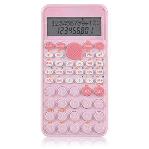 Standard Scientific Calculator, Back to School Supplies for Students | Portable Pink School Supplies, Silent Buttons, 2-Line Display Calculator for Primary Middle High School & College Students Standard Scientific Calculator, Back to School Supplies for Students | Portable Pink School Supplies, Silent Buttons, 2-Line Display Calculator for Primary Middle High School & College Students