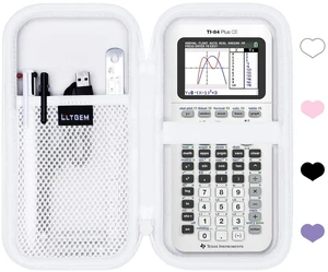 Hard Case Compatible with Texas Instruments TI-84 Plus CE/TI-84 Plus/TI-84 Evo/TI-Nspire CX II CAS/TI-Nspire CX II/TI-83 Plus/TI-85 /TI-86 /TI30xs /TI36X Pro/TI 34 Color Graphing Calculator (White) Hard Case Compatible with Texas Instruments TI-84 Plus CE/TI-84 Plus/TI-84 Evo/TI-Nspire CX II CAS/TI-Nspire CX II/TI-83 Plus/TI-85 /TI-86 /TI30xs /TI36X Pro/TI 34 Color Graphing Calculator (White)